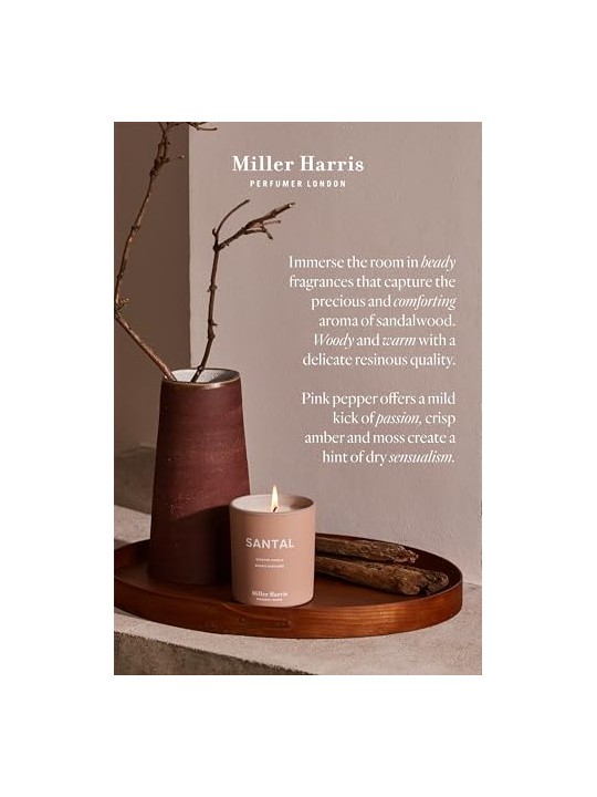 Miller harris Candela profumata al sandalo 220 g