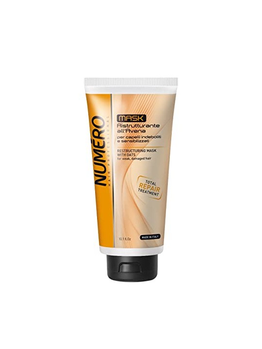 Numero Maschera ristrutturante all'avena, maschera ristrutturante all'avena 300ml