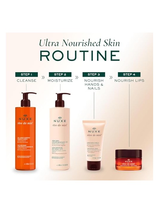 Nuxe Reve De Miel Hand And Nail Cream Duo Set 2x50ml 175ml