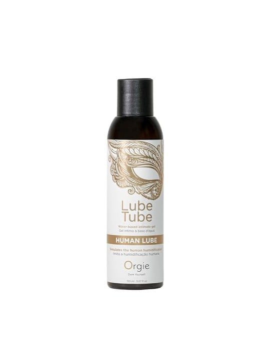 Orgie Tubetto di lubrificante intimo Human Lube Gel che imita la saliva 150ml