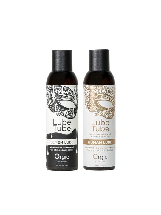 Orgie Tubetto di lubrificante intimo Human Lube Gel che imita la saliva 150ml