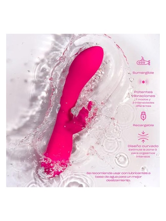 Platanomeln LUCAS vibratore coniglietto viola donna