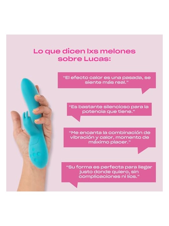 Platanomeln LUCAS vibratore coniglietto viola donna