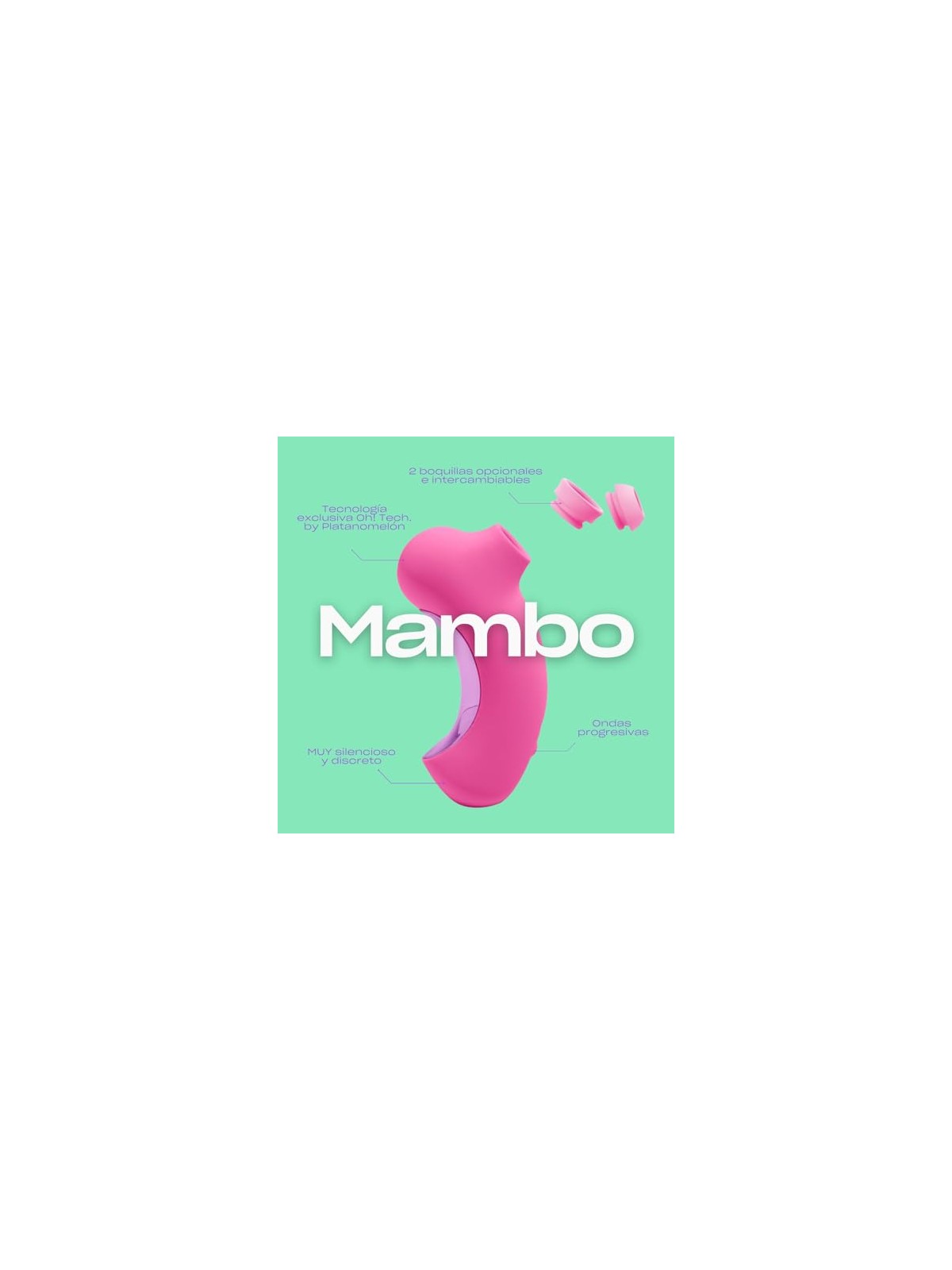 Platanomelï¿½ï¿½n MAMBO aspiratore di clitoride rosa 1 unit unisex