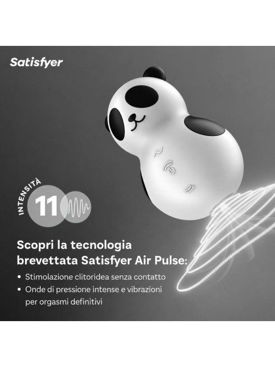 Satisfyer Stimolatore clitorideo Pocket Panda Clit Sucker