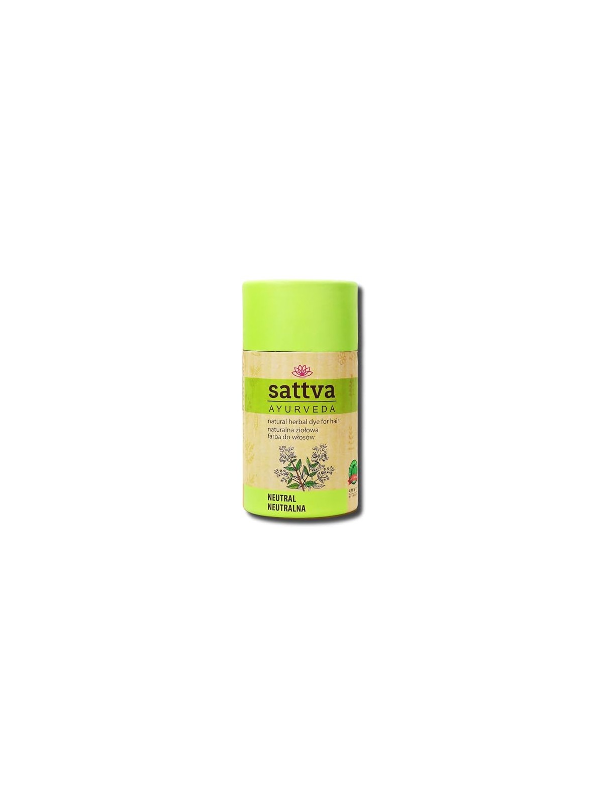 Sattva Tintura naturale a base di erbe per capelli tintura naturale per capelli alle erbe Cassia neutra 150g