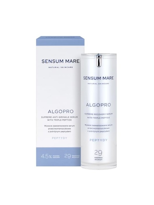 Sensum mare Algopro crema antirughe altamente trasparente con triplo peptide 30ml