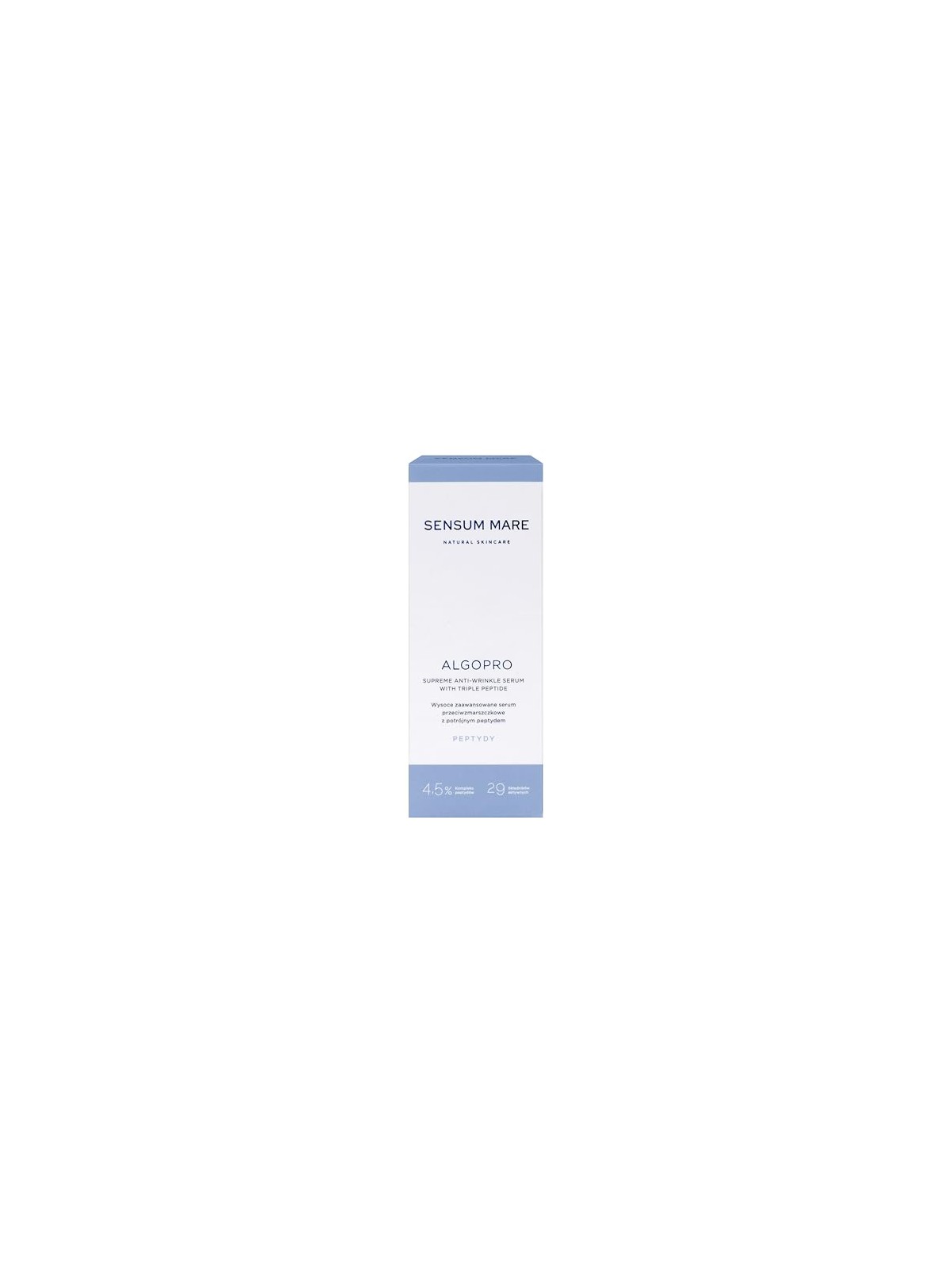 Sensum mare Algopro crema antirughe altamente trasparente con triplo peptide 30ml