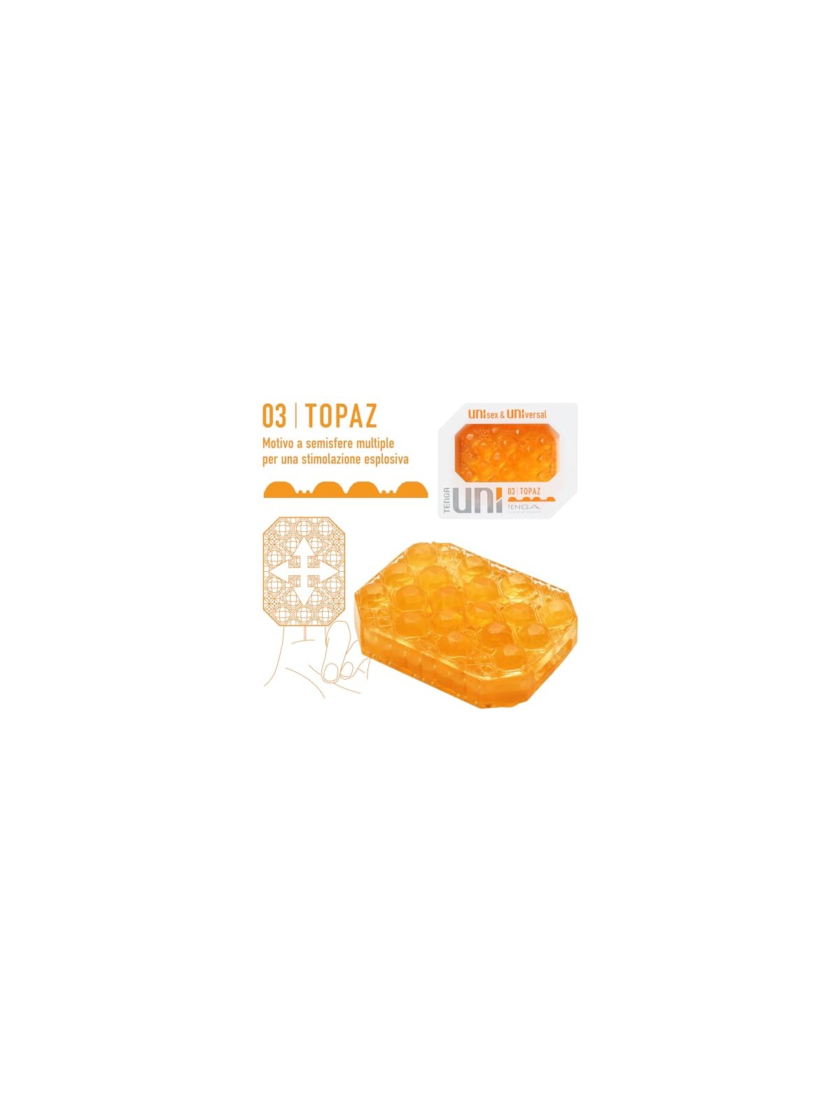 Tenga Manico universale per igiene intima Uni Topaz