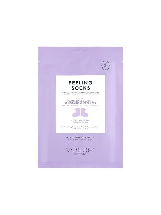Voesh Calzini esfolianti Peeling Calze con acidi AHA ed estratti botanici 40ml