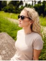 Vuch Occhiali da sole polarizzati Mitzi Thin Design Marrone donna