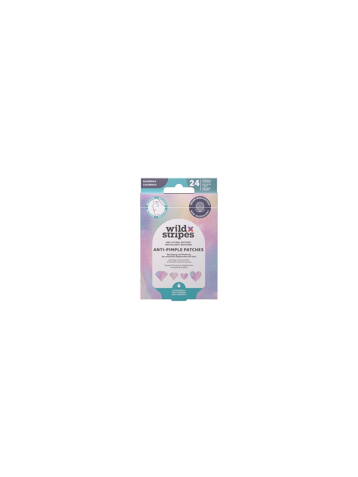 Wild Stripes Cerotti anti-acne Diamond Recover, 24 pezzi donna
