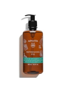Apivita Bagnoschiuma rinfrescante al fico 500ml unisex