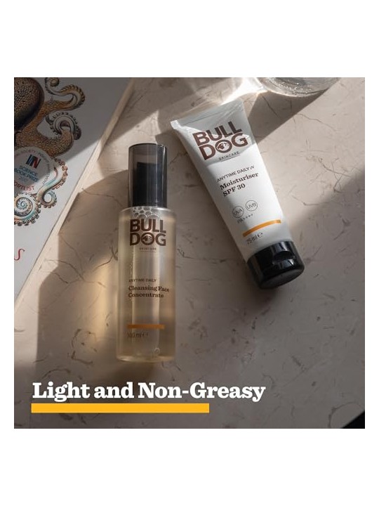 Bulldog Crema idratante per il viso SPF 30, idratazione quotidiana in qualsiasi momento, 75 ml uomo