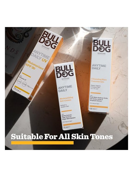 Bulldog Crema idratante per il viso SPF 30, idratazione quotidiana in qualsiasi momento, 75 ml uomo