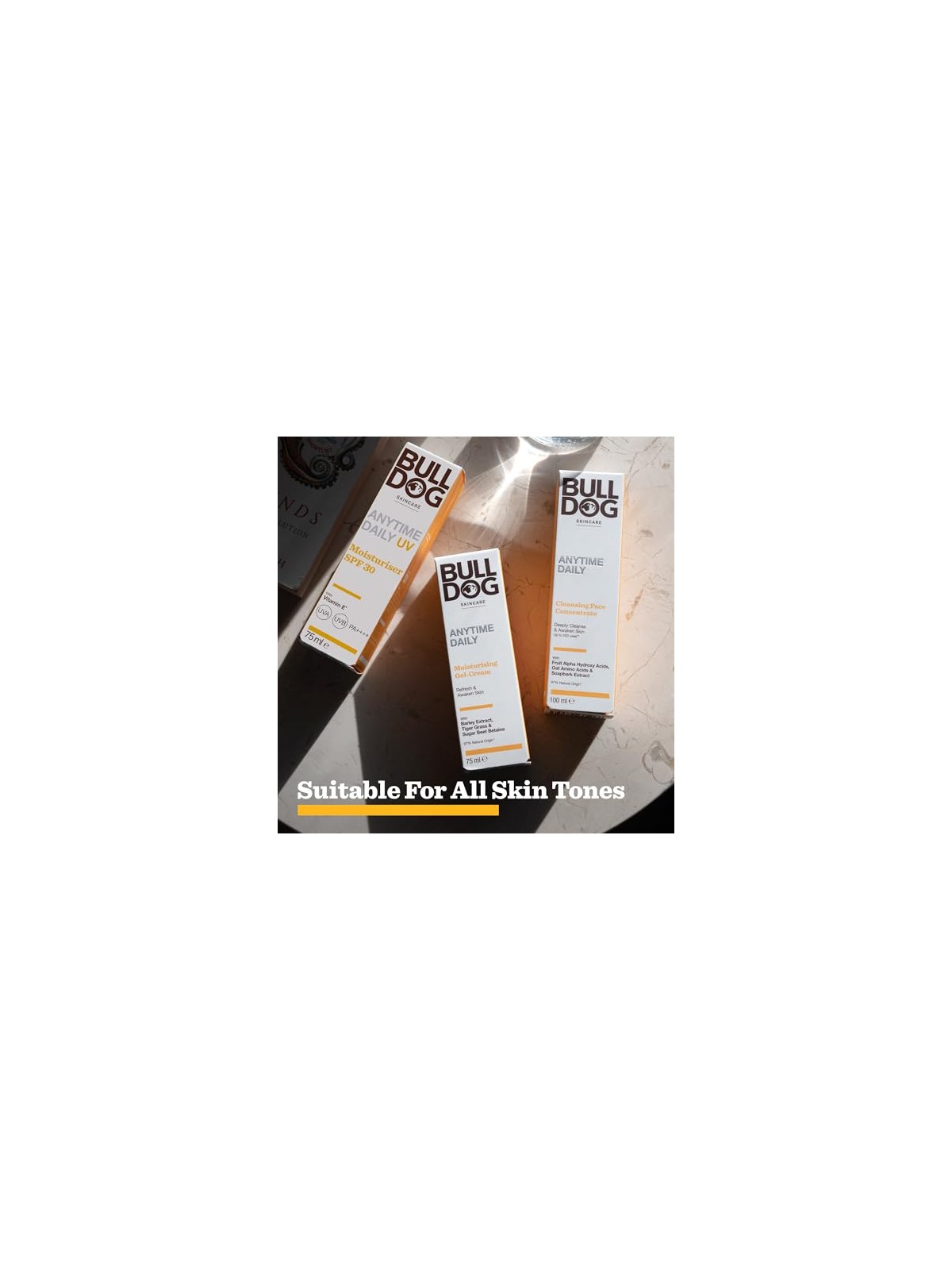 Bulldog Crema idratante per il viso SPF 30, idratazione quotidiana in qualsiasi momento, 75 ml uomo