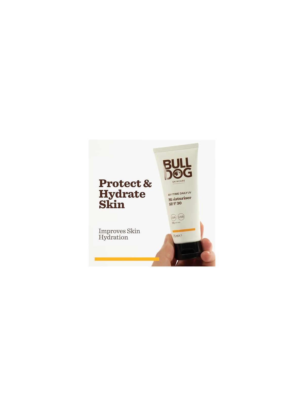 Bulldog Crema idratante per il viso SPF 30, idratazione quotidiana in qualsiasi momento, 75 ml uomo
