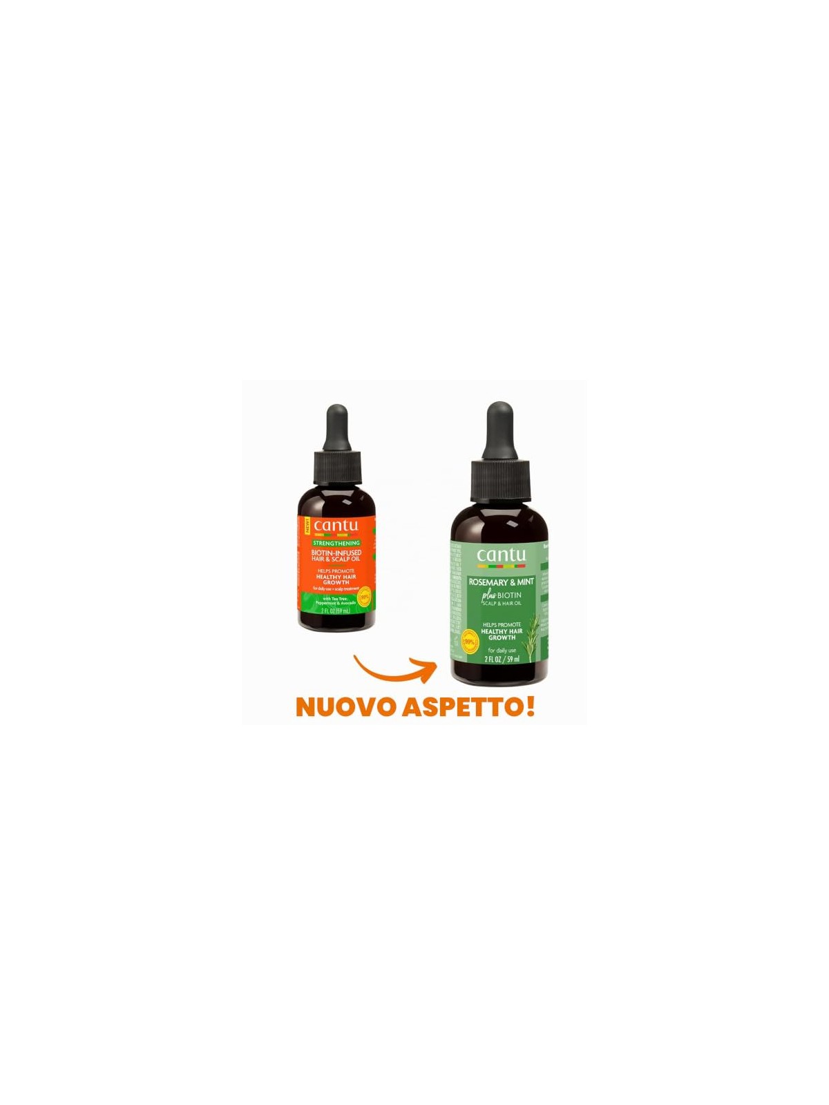 Olio Rinforzante Cantu Biotina per Capelli e Cuoio