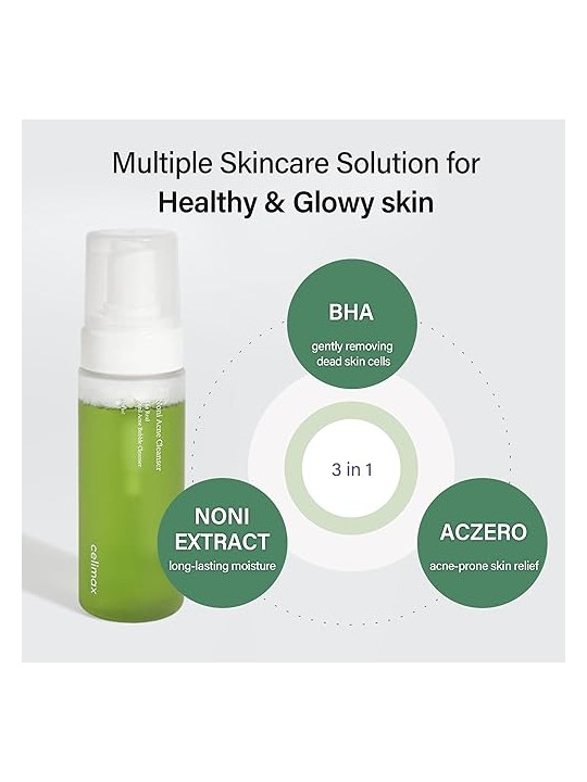 Celimax Schiuma detergente delicata Noni Acne Bubble Cleanser 155ml donna