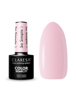 Claresa Vernice ibrida Color Soak Off UV/LED So Simple 05 5g