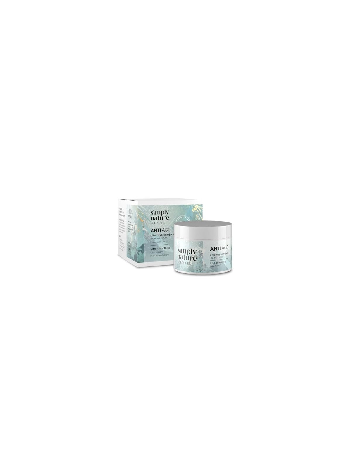 Clochee Crema viso ultra-levigante anti-età Simply Nature 50ml