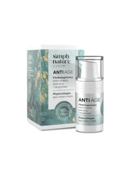 Clochee Simply Nature Crema-maschera anti-età fitocollagene per contorno occhi e contorno occhi 15ml