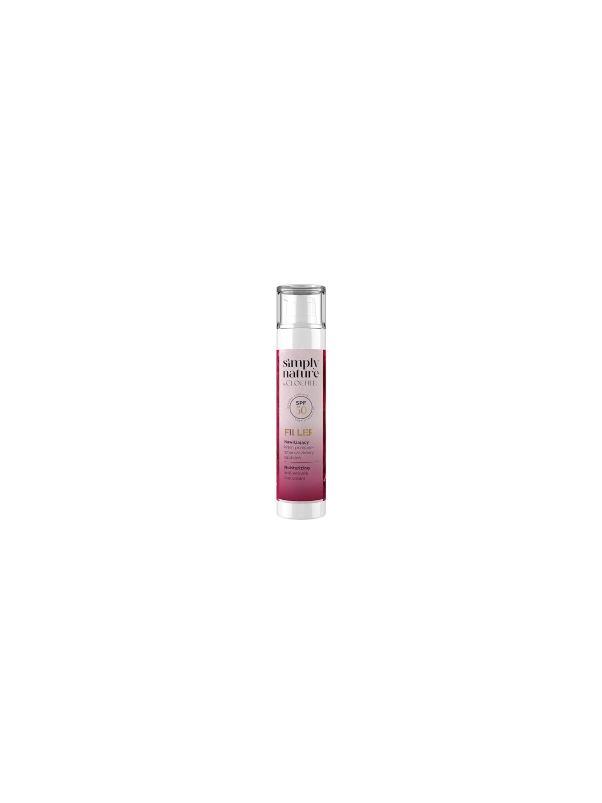 Clochee Simply Nature Filler crema idratante naturale per i bambini SPF50 50ml
