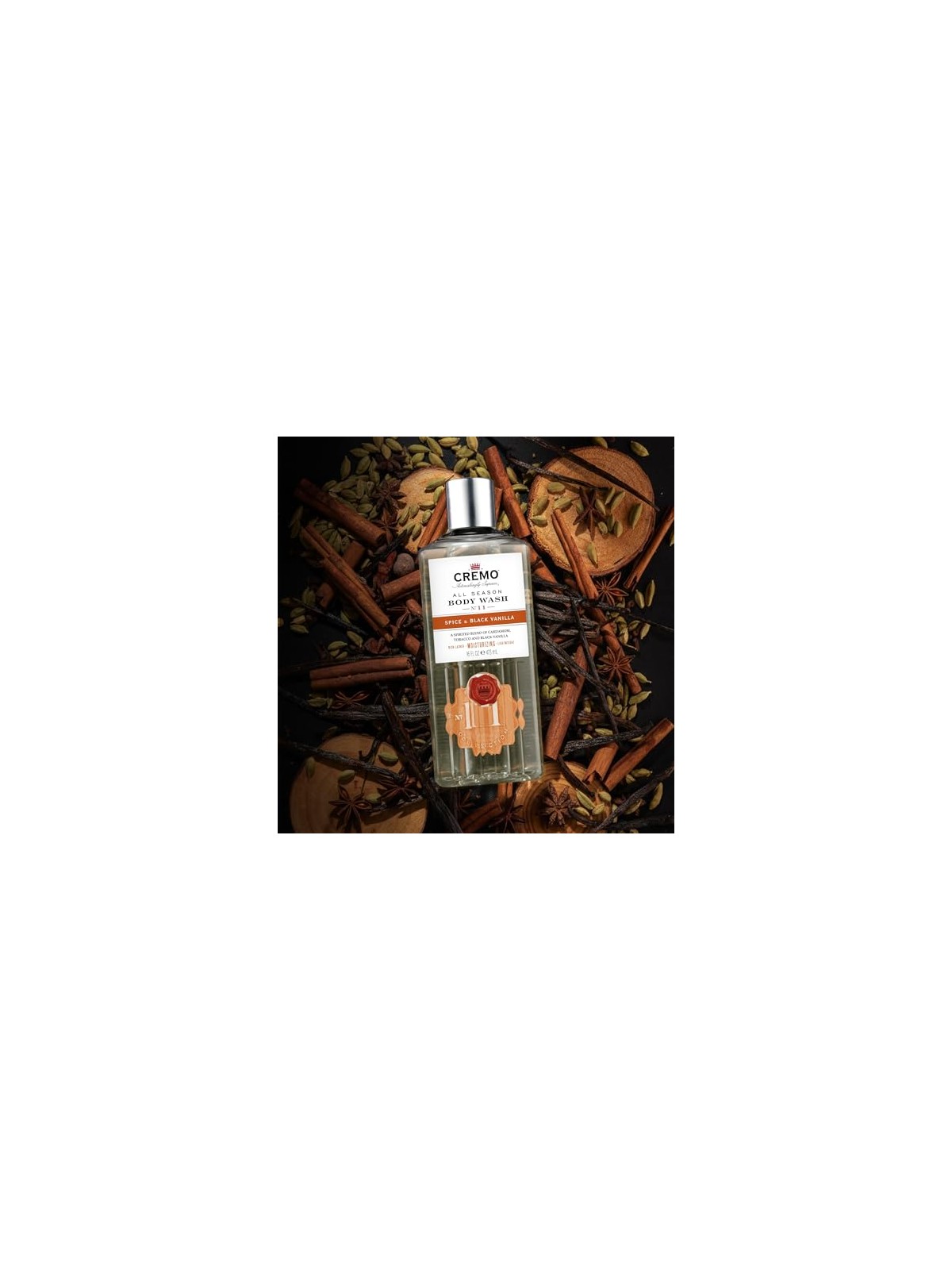Cremo Bagnoschiuma Spice & Black Vanilla 473ml uomo