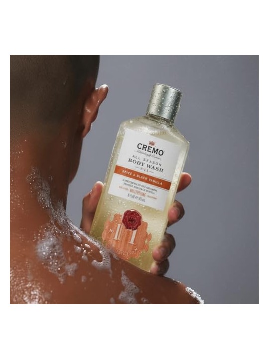 Cremo Bagnoschiuma Spice & Black Vanilla 473ml uomo