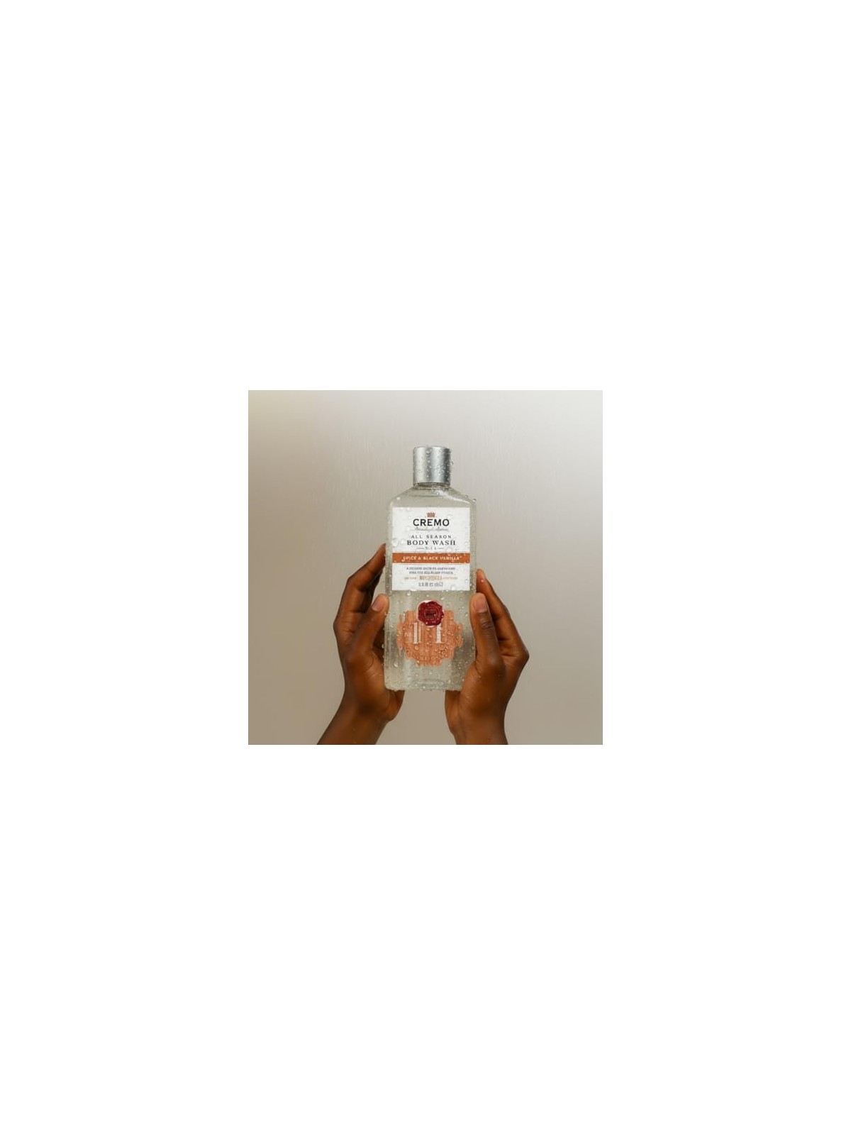 Cremo Bagnoschiuma Spice & Black Vanilla 473ml uomo