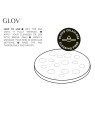 Glov Dischetti detergenti naturali Dischetti detergenti viso in cellulosa 5 pz