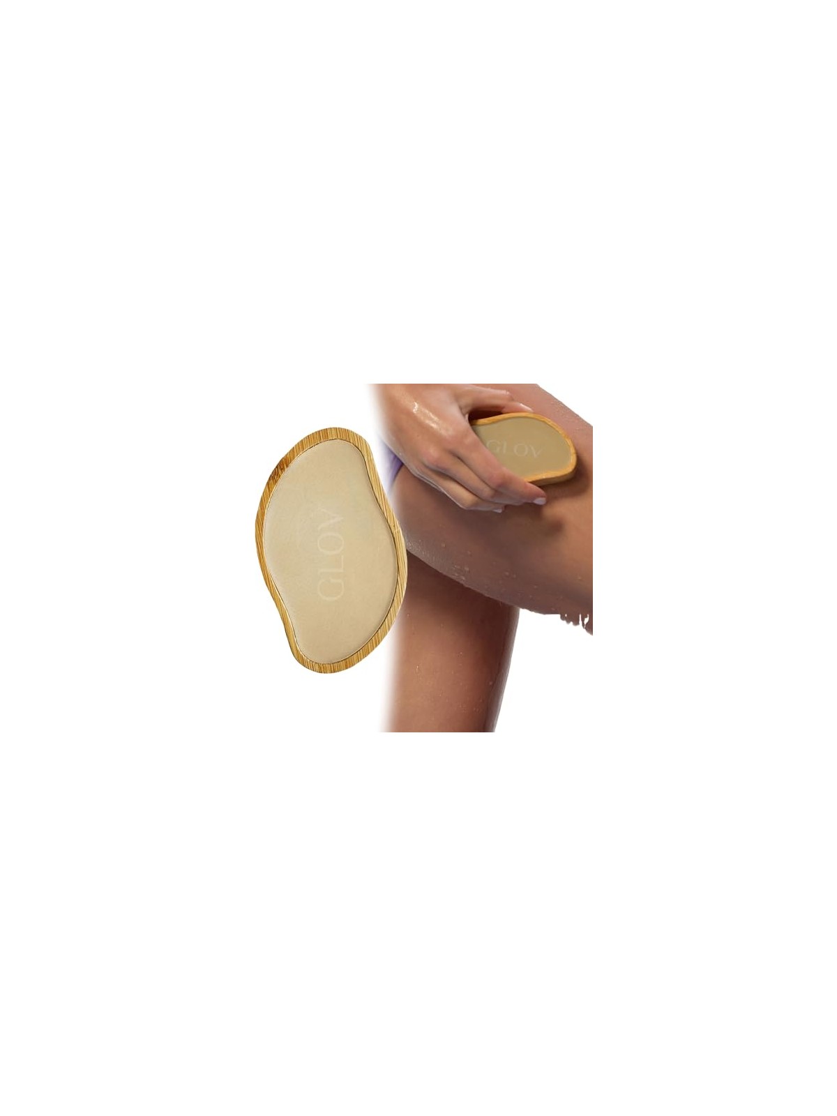 Glov Epilatore Velvet Nano Touch 2in1 con pietra pomice e nano vetro
