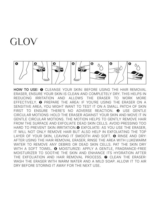 Glov Epilatore Velvet Nano Touch 2in1 con pietra pomice e nano vetro