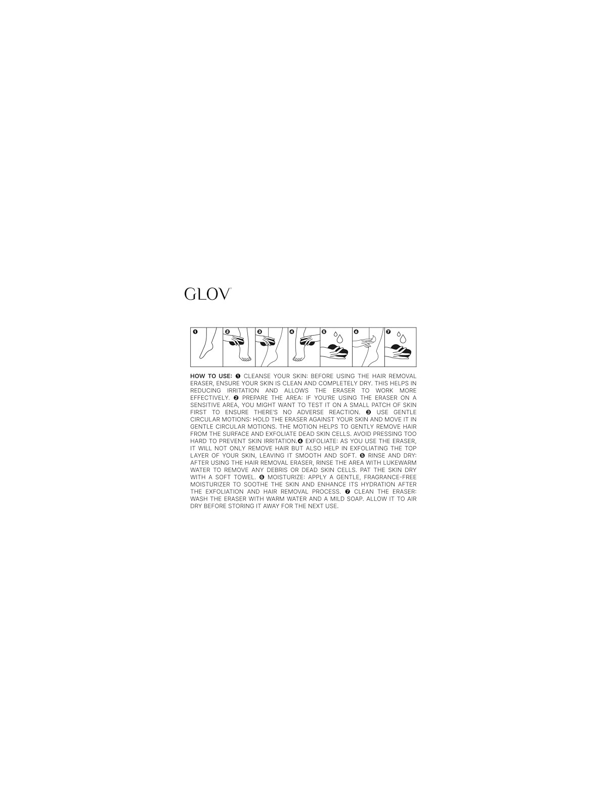 Glov Epilatore Velvet Nano Touch 2in1 con pietra pomice e nano vetro