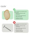 Glov Epilatore Velvet Nano Touch 2in1 con pietra pomice e nano vetro