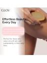Glov Epilatore Velvet Nano Touch 2in1 con pietra pomice e nano vetro