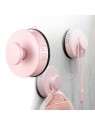 Glov Gancio da bagno a ventosa Hookie Pookie Forte rosa