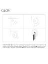 Glov Gancio da bagno a ventosa Hookie Pookie Forte rosa