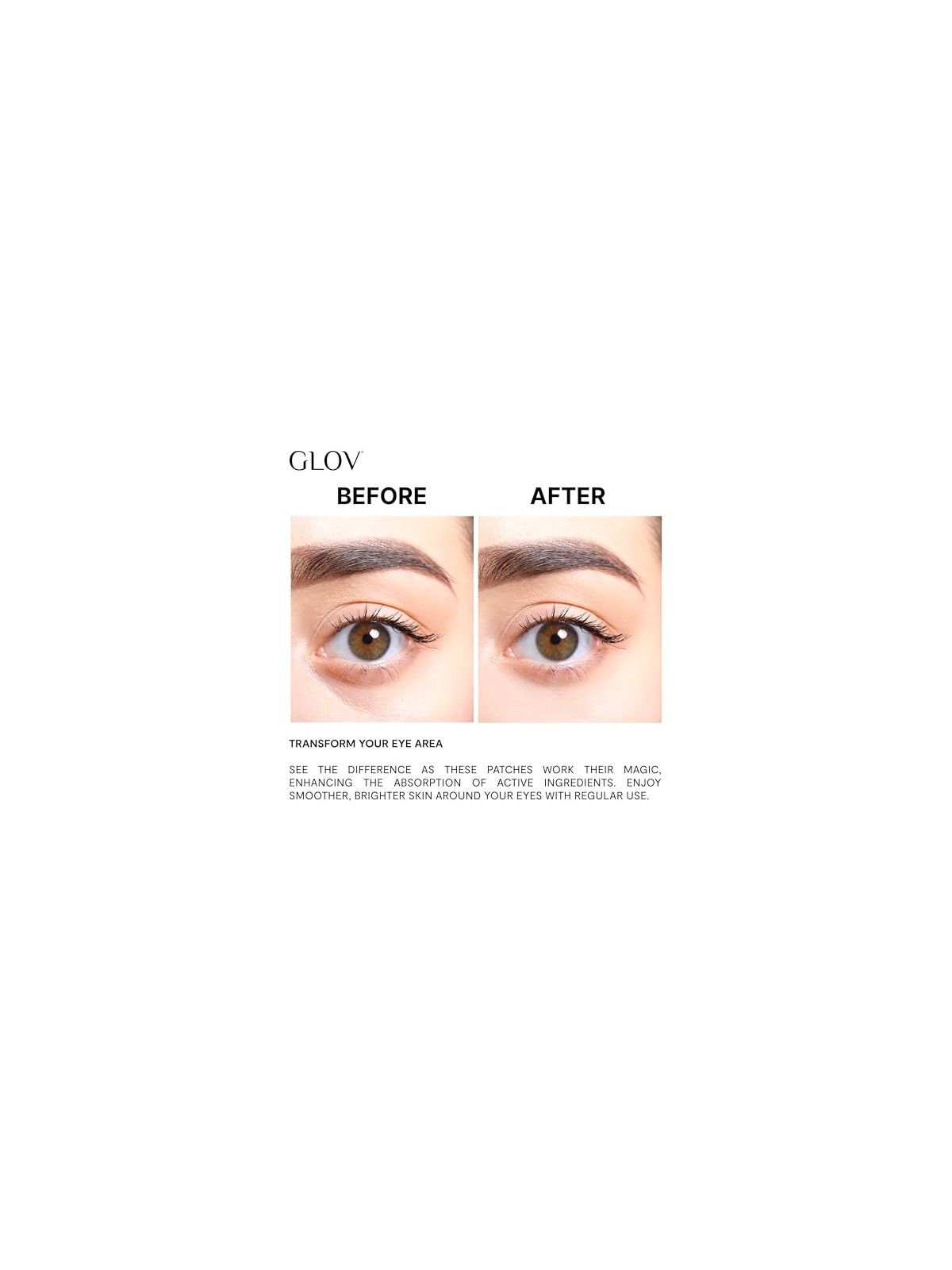 Glov Patch Infinity Eye Patches in silicone per la cura e l'igiene personale