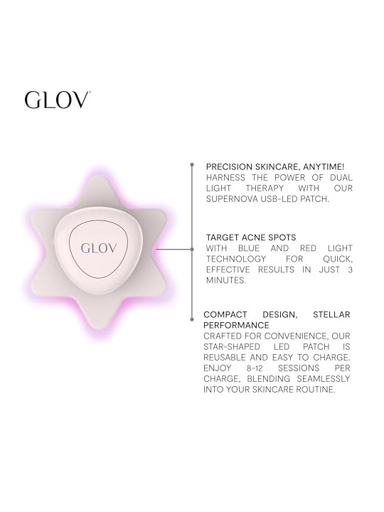 Glov Trattamento antiacne Supernova con LED