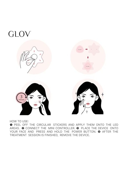 Glov Trattamento antiacne Supernova con LED