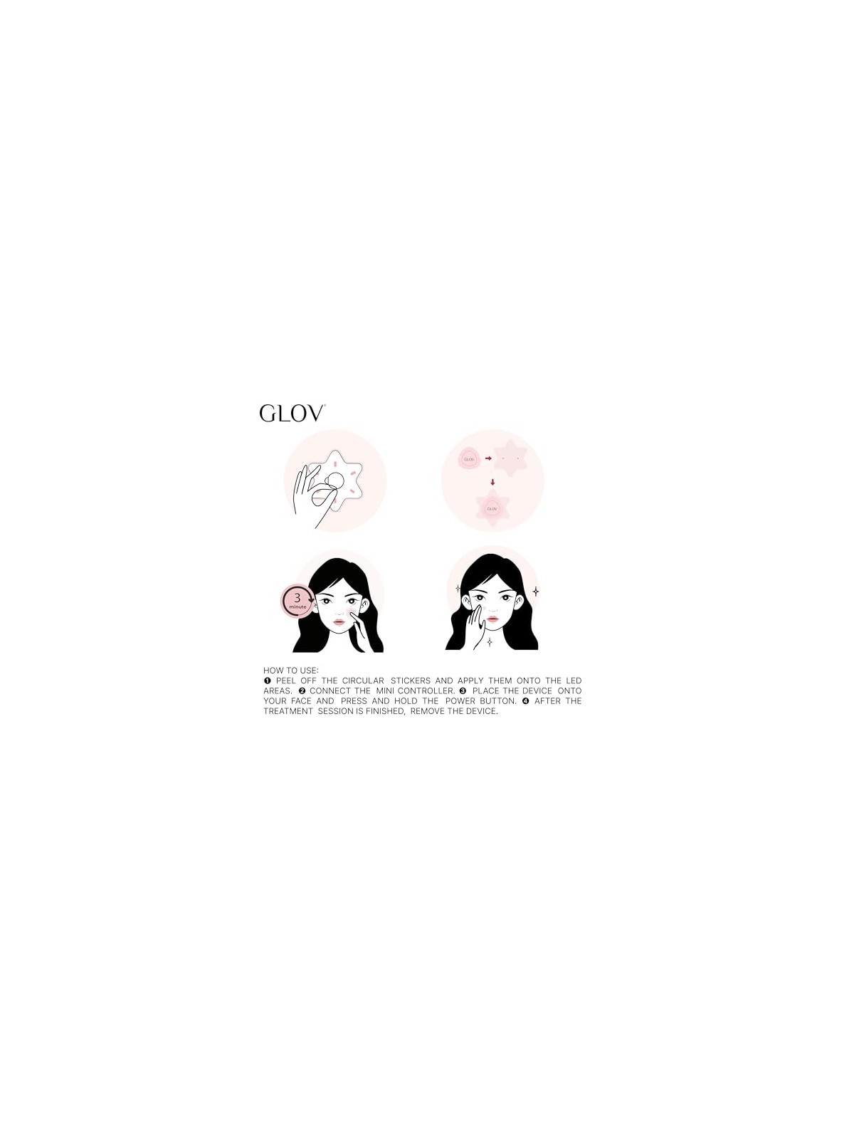Glov Trattamento antiacne Supernova con LED