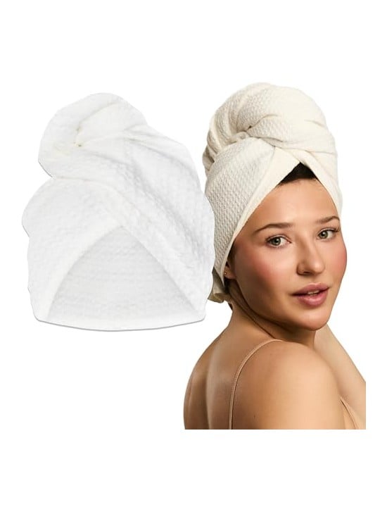 Glov Turbante ultra assorbente HydroWeave Twister per capelli