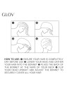 Glov Turbante ultra assorbente HydroWeave Twister per capelli