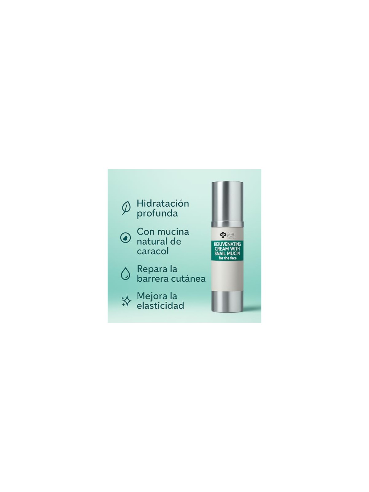 Green pharm cosmetics Crema ringiovanente con bava di lumaca, crema per il viso 50ml
