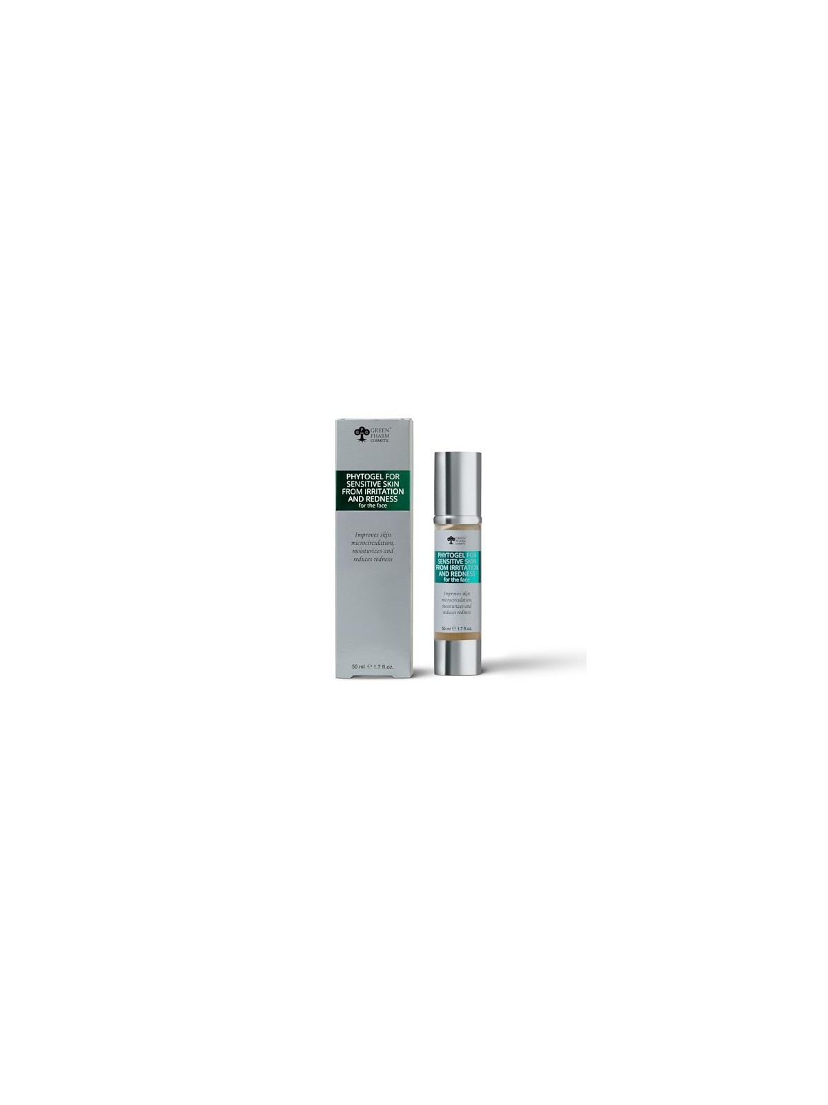 Green pharm cosmetics Phytogel per pelli sensibili da irritazioni e arrossamenti viso gel 50ml