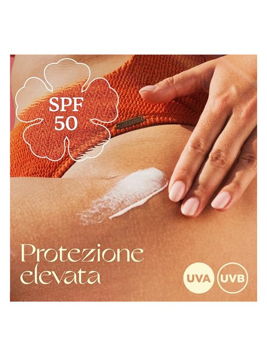 Hawaiian Tropic Lozione solare SPF 50 con effetto illuminante, formato mini 75 ml donna