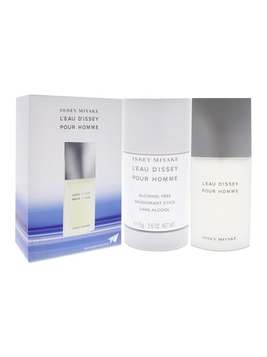 Issey Miyake L'Eau D'Issey Pour Homme - eau de toilette spray 75ml + deodorante solido 75ml uomo