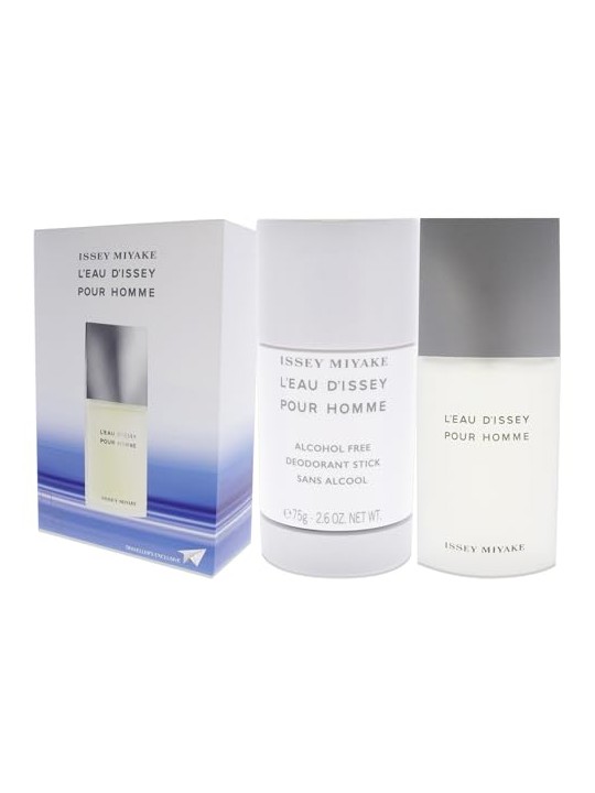 Issey Miyake L'Eau D'Issey Pour Homme - eau de toilette spray 75ml + deodorante solido 75ml uomo