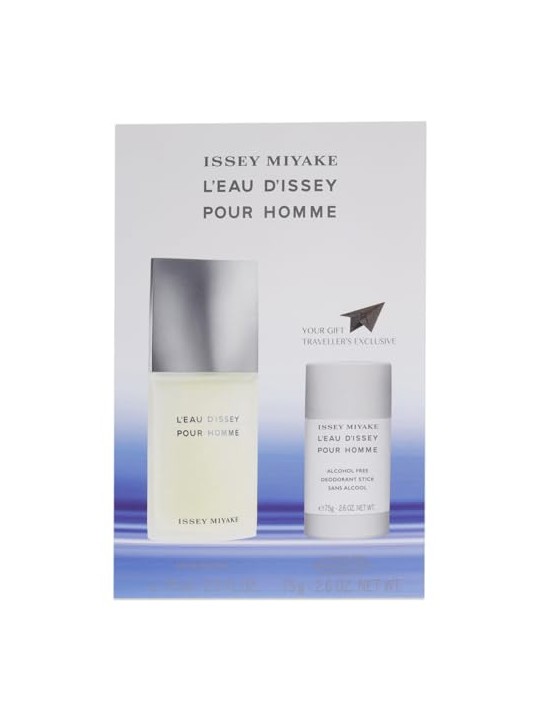 Issey Miyake L'Eau D'Issey Pour Homme - eau de toilette spray 75ml + deodorante solido 75ml uomo